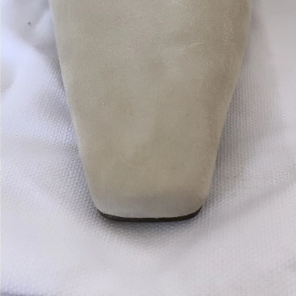 NWOT-Rabbit Fur White Booties - Picture 3 of 7